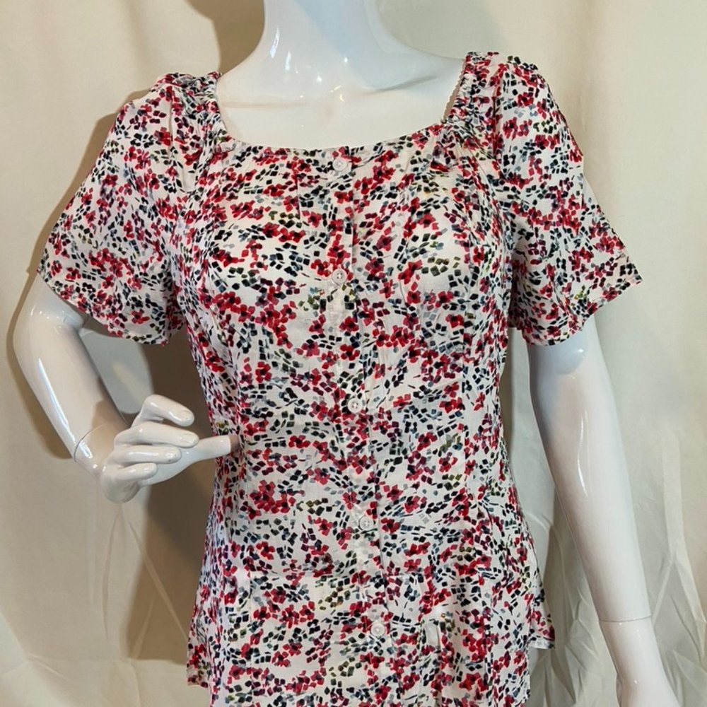 NWT S/P Short-Sleeved Blouse